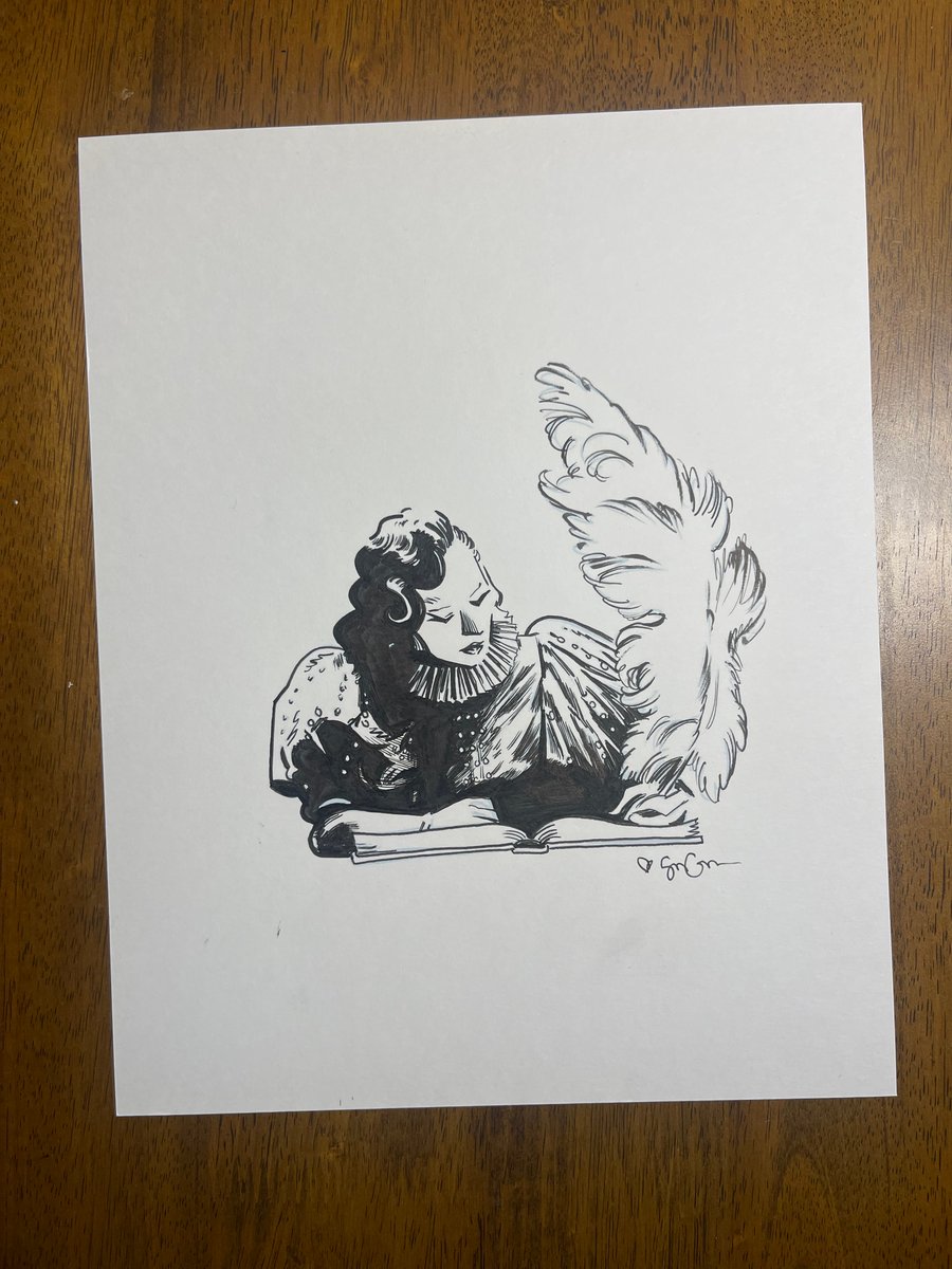 Image of Mother Monster Writes drawing