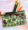 Frog Party , Pencil Bag