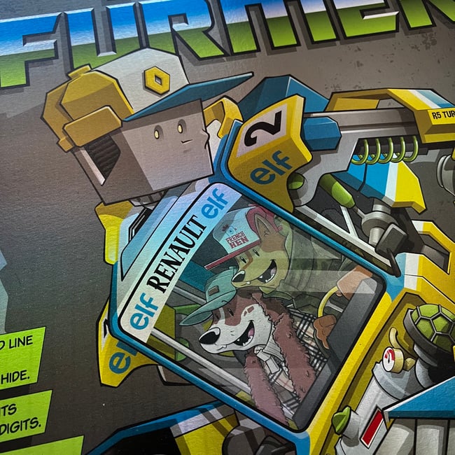 Snap Shot Foil print