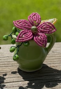 Image 4 of Beaded Fridge Magnet (Large)