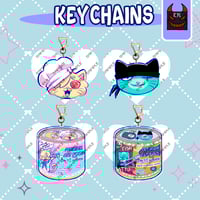 Image 1 of cat keychains (z/s)