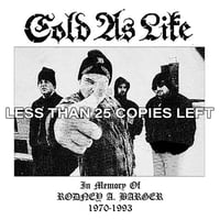 Image 1 of COLD AS LIFE 'In Memory Of Rodney A. Barger' Deluxe 2xLP