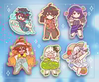 Image 1 of Beach Impact! Genshin Stickers