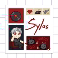 Image 3 of Love and Deep Space Square Prints