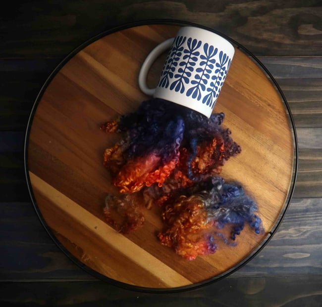 Wave Rider Border Leicester Locks - 1oz Bundles