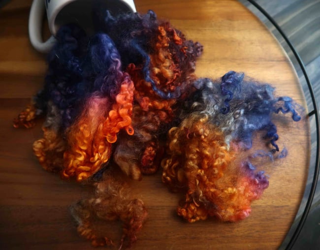 Wave Rider Border Leicester Locks - 1oz Bundles