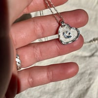 Image 1 of STAMPED HEART PENDANT
