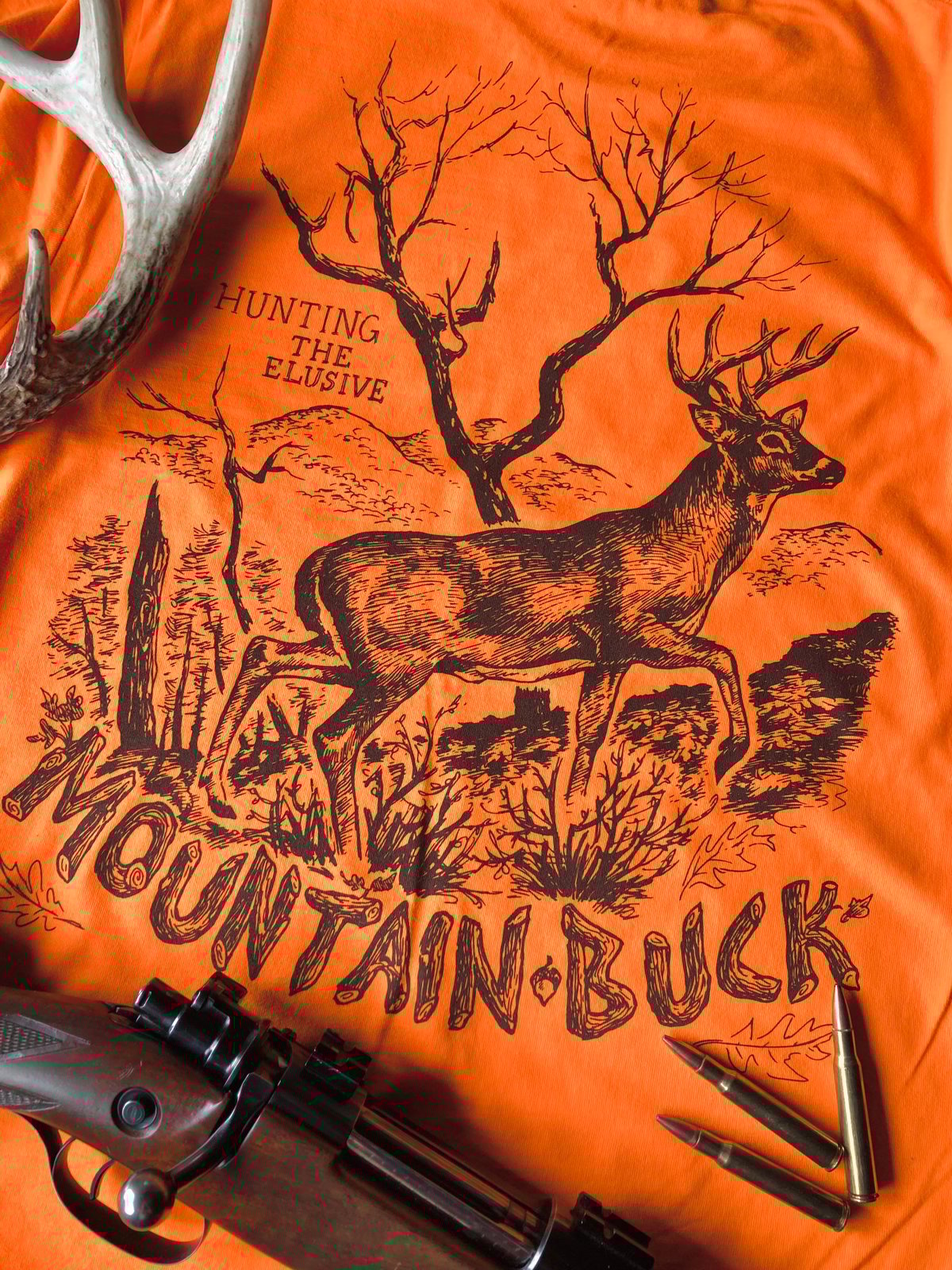 Image of MOUNTAIN BUCK | BLAZE ORANGE [t-shirt]
