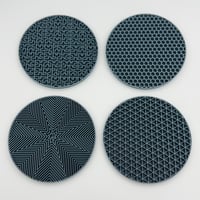 Image 2 of Geometric Coaster Set