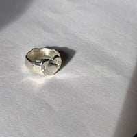 Image 5 of WONKY HEART RING (O ½)