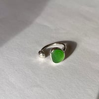 Image 4 of GREEN OPEN RING