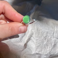 Image 3 of GREEN OPEN RING