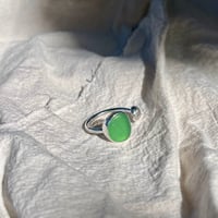 Image 2 of GREEN OPEN RING