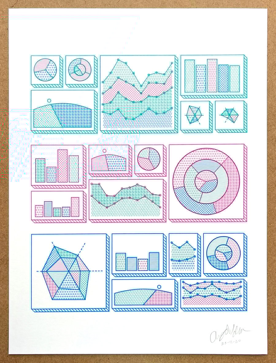 Image of Facts & Figures #5 (9" x 12")
