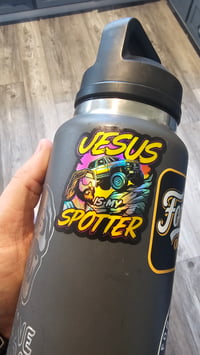 Image 2 of Jesus is my Spotter (Holographic)