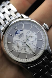 Image 3 of Oris Artelier Complication 2007 - 7592 - Moonphase GMT - Full Set - Excellent Condition