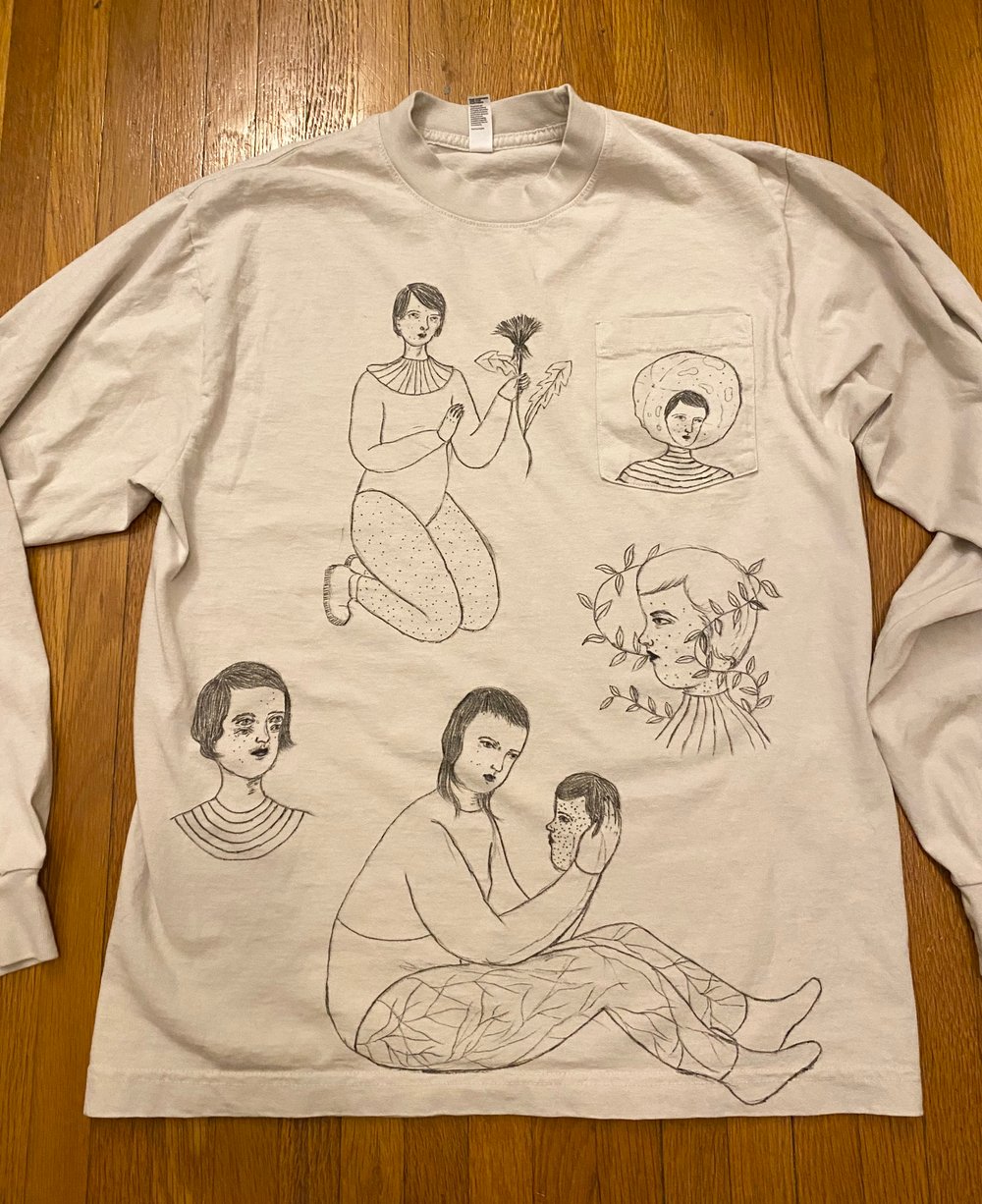 Image of I was watching your eyes long sleeve shirt