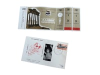Image 1 of Sante Gaiardoni - Authentic ticket from the 1960 Olympic Games in Rome