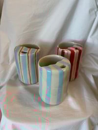 Image 1 of hot to go stripe mug