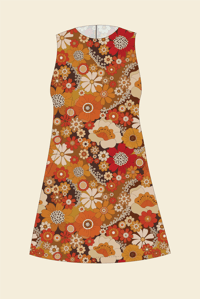 Image 3 of Cotton Yesterday Mini in Psychedelic Meadow Pink