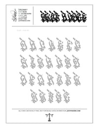 Image 5 of Blaze (8 styles) - Custom Font by Justified Ink