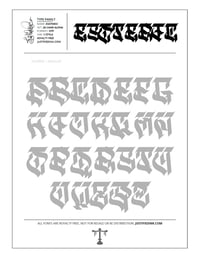 Image 4 of Esoteric (1 style) - Custom Font by Justified Ink