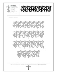 Image 4 of Godetias (1 style) - Custom Font by Justified Ink