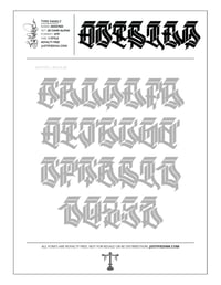 Image 4 of Hoisted (1 style) - Custom Font by Justified Ink