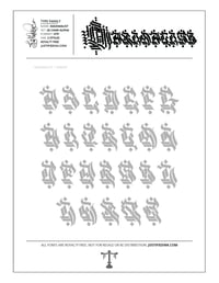 Image 5 of Maximalist (2 style) - Custom Font by Justified Ink