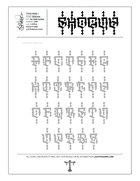 Image 4 of Shogun (1 style) - Custom Font by Justified Ink