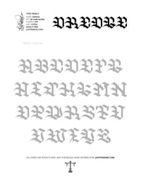 Image 4 of Dredge (1 style) - Custom Font by Justified Ink