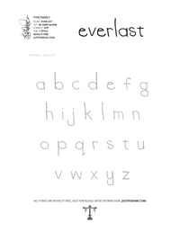Image 4 of Everlast (1 style) - Custom Font by Justified Ink