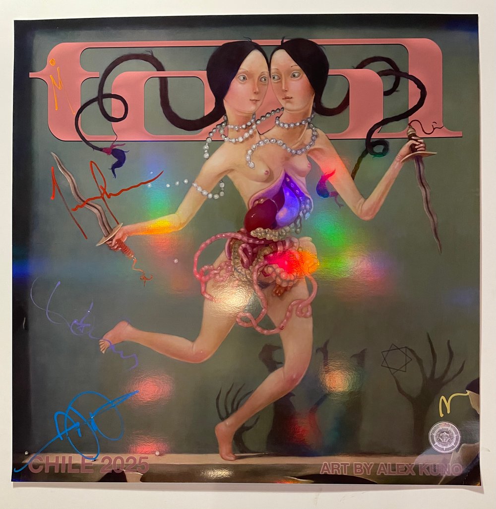 Image of Chile 2025 ("Riot") 5/10 Band-Signed