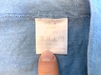 Image 8 of Studio d’Artisan indigo dyed “omotenashi” t-shirt, size M (fits S)