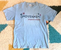 Image 1 of Studio d’Artisan indigo dyed “omotenashi” t-shirt, size M (fits S)