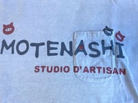 Image 5 of Studio d’Artisan indigo dyed “omotenashi” t-shirt, size M (fits S)