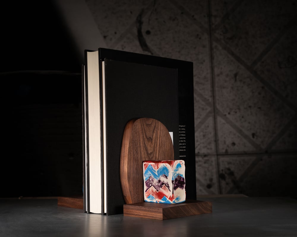 Image of Ivan Iannoli // walnut bookends 