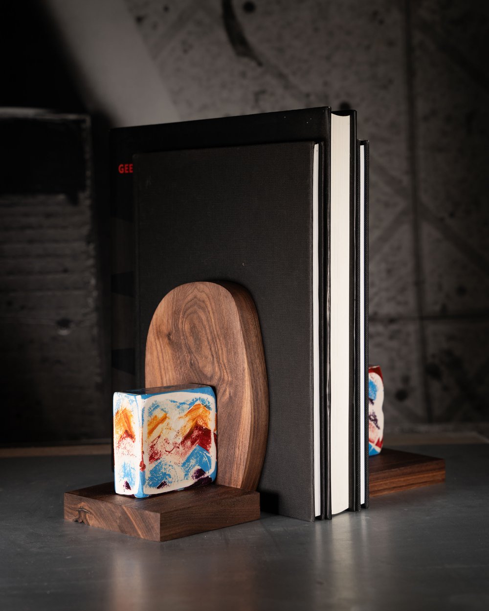 Image of Ivan Iannoli // walnut bookends 