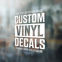 Image 1 of Custom 1 Color Vinyl Decal