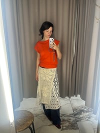 Image 4 of Knitted angora top Luna in coral 