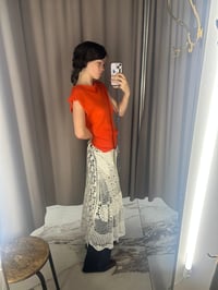 Image 5 of Knitted angora top Luna in coral 