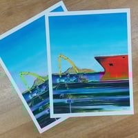 Image 2 of Primary Colours, Leith, January, limited edition giclée print