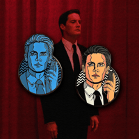 Agent Cooper enamel pin