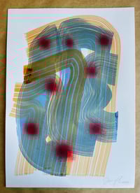 Image 1 of Blue strokes 4 (original)