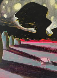 Image 2 of "A Hot Night" - Original work on paper