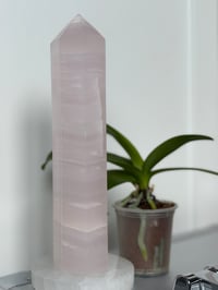 Large Mangano Calcite Tower 