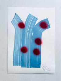 Image 1 of Blue strokes 1 (original)