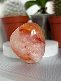 Fire Quartz Palmstone