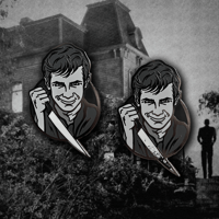 Norman Bates enamel pin