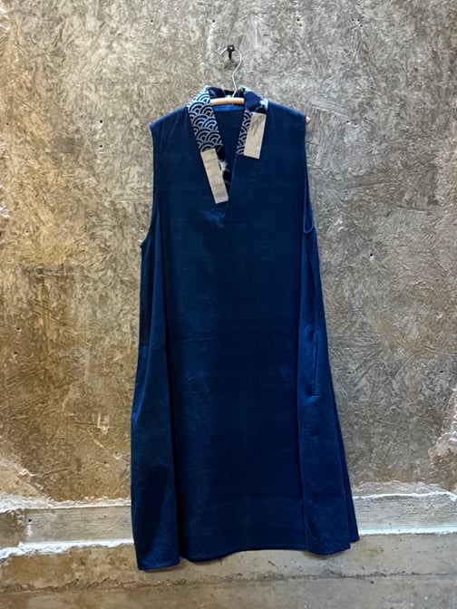Image of 3/4 cotton dress